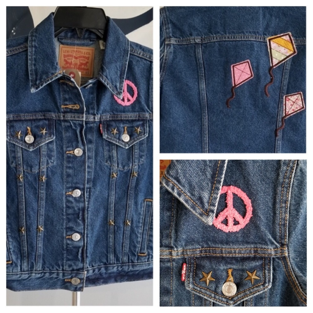 💥NEW💥Levi Jean Jacket-Embellished-One of a Kind